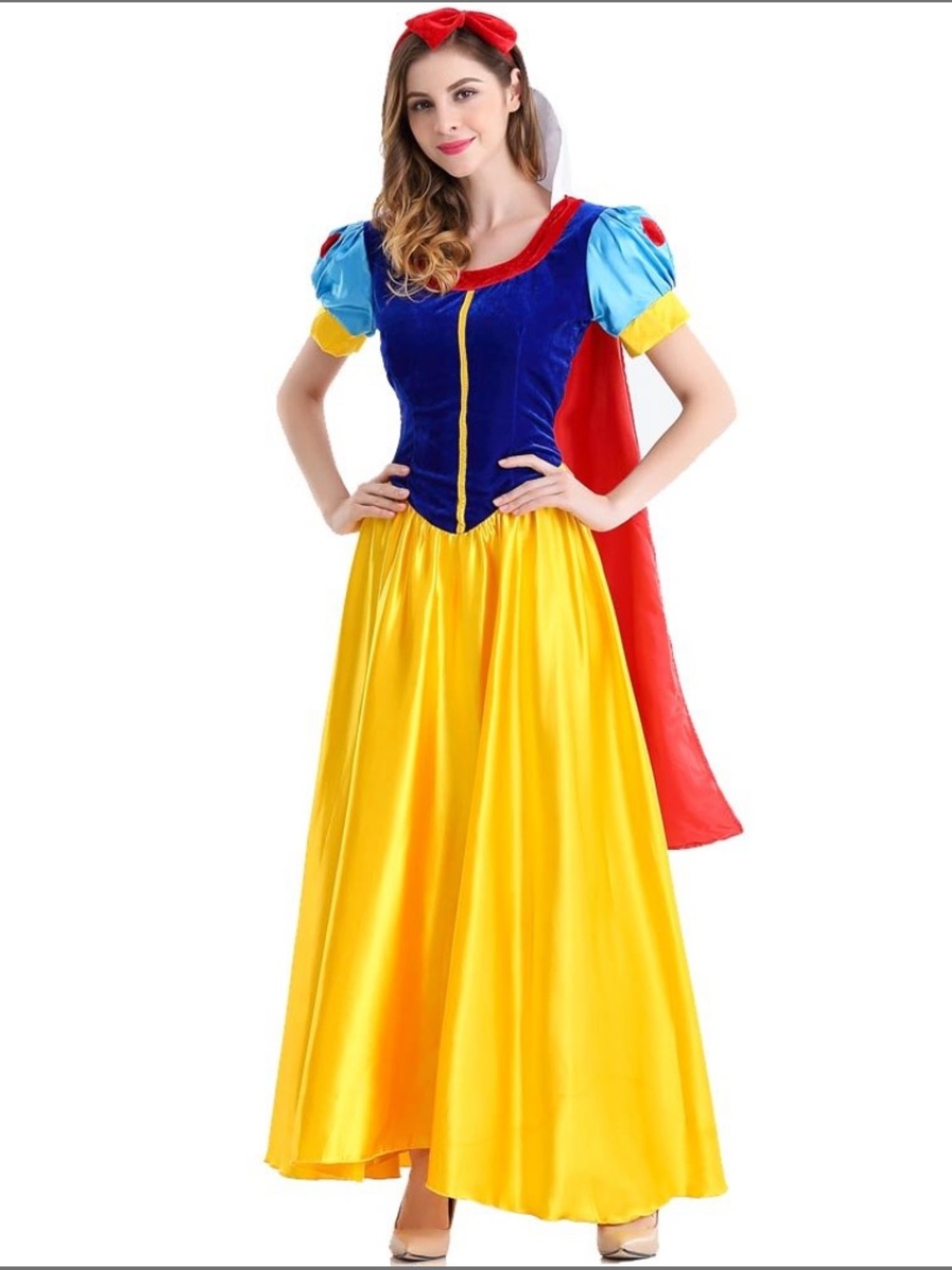 Women's Snow White Costumes Halloween Princess Costume Dress Size XL